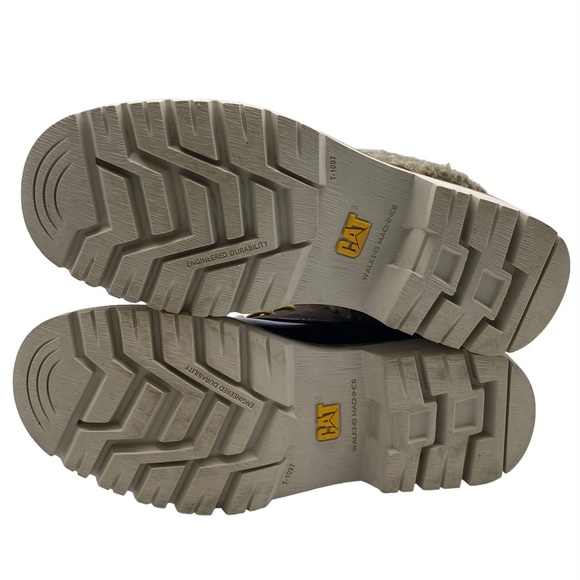 CAT Brand Brown Suede Leather Lace Up Winter Boot Size 7 - Picture 12 of 12